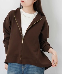 LC/LLL ダンボールペプラム長袖ブルゾン
