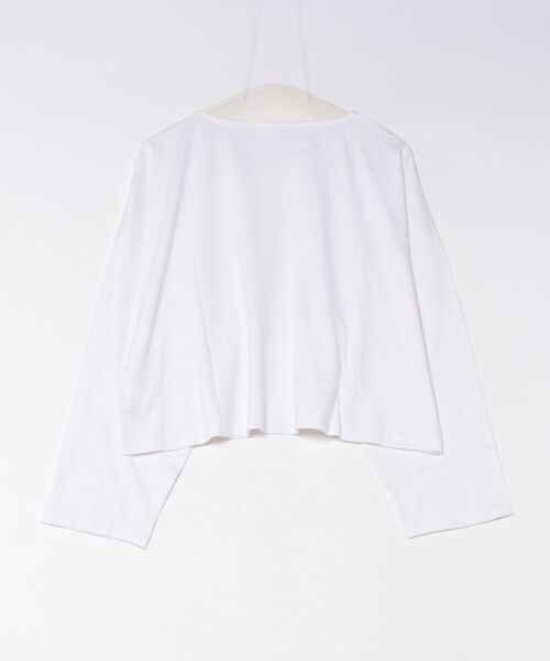 coca(coca)(コカ)の「ワイドスリーブクロップドロンT【西山茉希様着用】(Tシャツ/カットソー・レディース・ブラック/ホワイト・M/L)」の18枚目の写真
