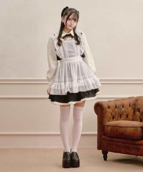 Pal elfy(パルエルフィー)の「ドーリーフリルドッキングワンピース(ワンピース・レディース・ピンク/グレー/ブラック・フリー)」の19枚目の写真