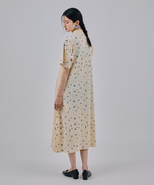 NON TOKYO(ノントーキョー)の「THERMAL FLOWER ONE-PIECE(ワンピース・レディース・アイボリー/ブラック・2/1)」の5枚目の写真