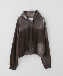 【NOMARHYTHM TEXTILE /ノ-マリズム テキスタイル】Hand Dye Twist Parka