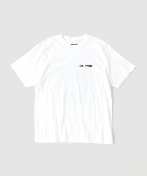 JOURNAL STANDARD(ジャーナルスタンダード)の「EAST TO WEST ROUTE 66 Tee(Tシャツ/カットソー・メンズ・ブラック/ホワイト・MEDIUM/LARGE/X-LARGE)」の2枚目の写真