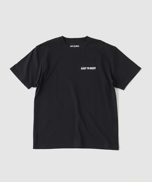 JOURNAL STANDARD(ジャーナルスタンダード)の「EAST TO WEST ROUTE 66 Tee(Tシャツ/カットソー・メンズ・ブラック/ホワイト・MEDIUM/LARGE/X-LARGE)」の1枚目の写真