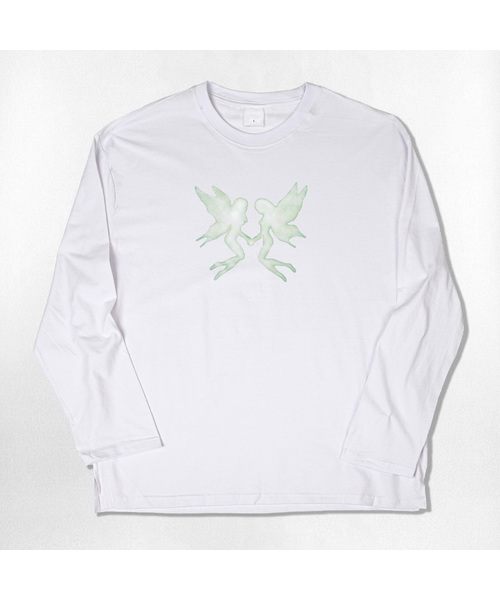NOTUSUAL(ノットユージュアル)の「ミントフェアリー ロングスリーブTシャツ 2色(Tシャツ/カットソー・レディース・ホワイト/ブラック・LARGE/X-LARGE/MEDIUM)」の1枚目の写真