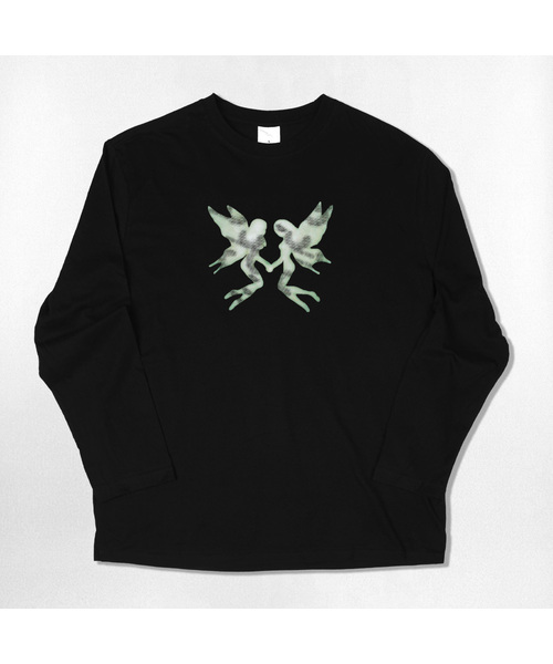 NOTUSUAL(ノットユージュアル)の「ミントフェアリー ロングスリーブTシャツ 2色(Tシャツ/カットソー・レディース・ホワイト/ブラック・LARGE/X-LARGE/MEDIUM)」の2枚目の写真