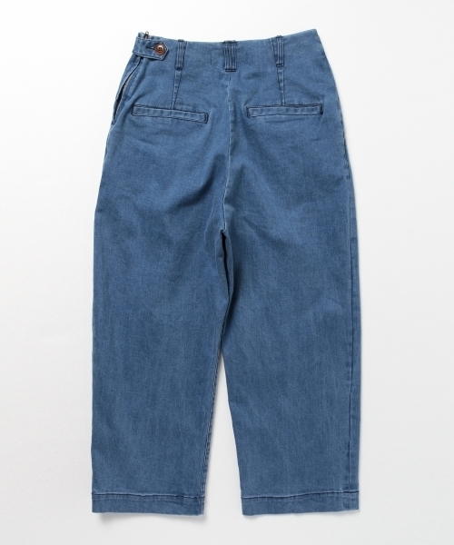 Ray BEAMS（レイビームス）の「Ray BEAMS / デニムワンタック クロップド パンツ（その他パンツ・レディース・オフホワイト/ブルー系その他・0/1）」の9枚目の写真