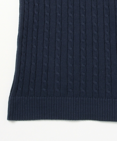 B:MING by BEAMS(ビーミングバイビームス)の「ビーミング by ビームス / ケーブルポケットクルー半袖ニット(ニット/セーター・メンズ・チャコールグレー/ベージュ/ネイビー/オフホワイト・MEDIUM/SMALL/X-LARGE/LARGE)」の14枚目の写真