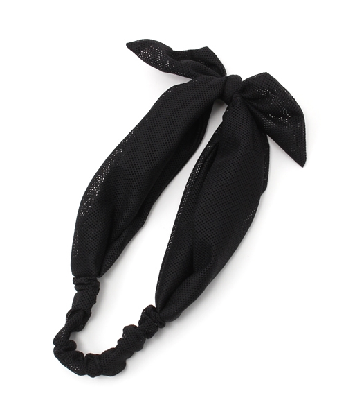 WEGO（ウィゴー）の「WEGO/メッシュヘアバンド（ヘアバンド・レディース・ブラック/ピンク/ホワイト・FREE）」の4枚目の写真