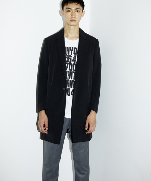 STUDIOUS（ステュディオス）の「【WEB限定 】STUDIOUS パウダータッチチェスターコート（チェスターコート・メンズ・ブラック/グリーン/ネイビー・3/2/1）」の5枚目の写真