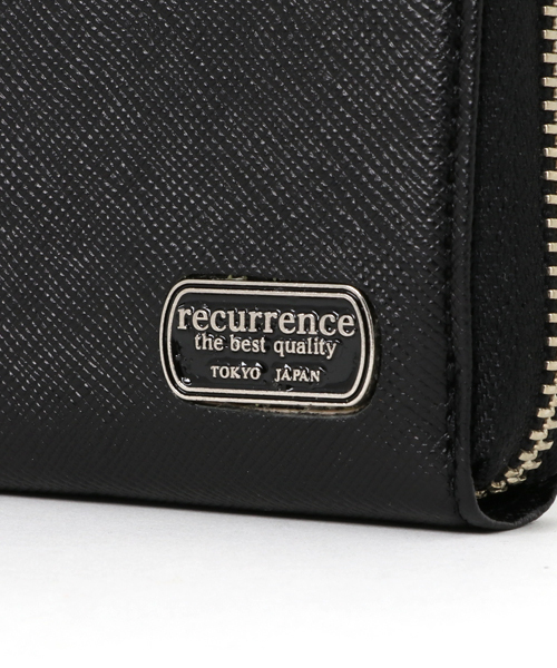 ikka（イッカ）の「recurrence プレート ロングウォレット（財布・メンズ・ネイビー/ブラック・FREE）」の5枚目の写真