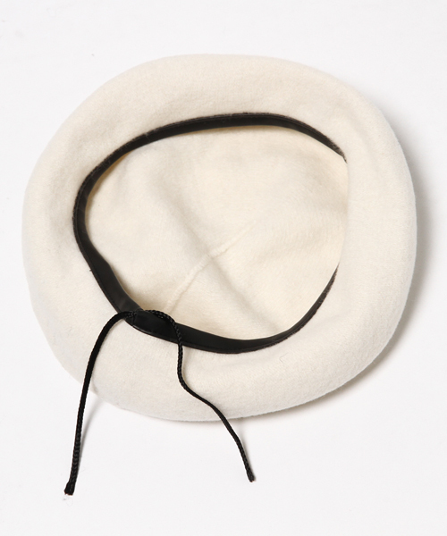 mystic（ミスティック）の「パイピングベレー（ハンチング/ベレー帽・レディース・ブラック/ブルー/グレー/オフホワイト・ﾌﾘ-）」の7枚目の写真