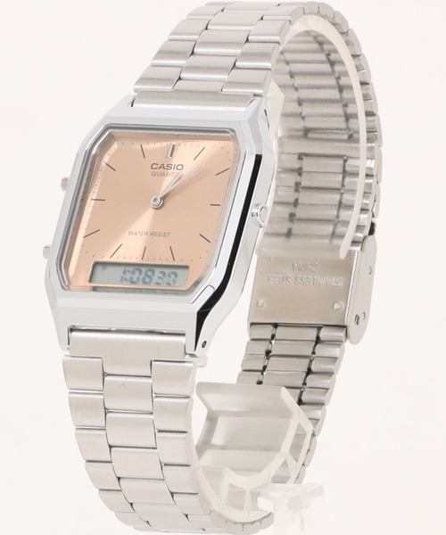 CASIO(カシオ)の「CASIO カシオ / アナログ デジタルウォッチ メタルバンド 日常生活防水 クォーツ //// AQ-230A-1D AQ-230A-7D(デジタル腕時計・レディース・シルバー×ブラック/シルバー/シルバー系その他2/シルバー×ブルー/シルバー系その他/シルバー系その他3/シルバー×ゴールド/シルバー系その他4・FREE)」の21枚目の写真