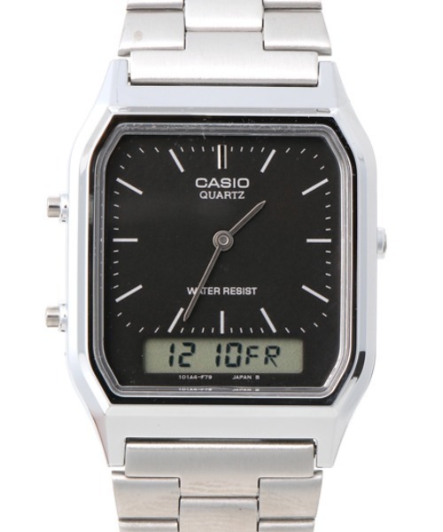 CASIO(カシオ)の「CASIO カシオ / アナログ デジタルウォッチ メタルバンド 日常生活防水 クォーツ //// AQ-230A-1D AQ-230A-7D(デジタル腕時計・レディース・シルバー×ブラック/シルバー/シルバー系その他2/シルバー×ブルー/シルバー系その他/シルバー系その他3/シルバー×ゴールド/シルバー系その他4・FREE)」の22枚目の写真