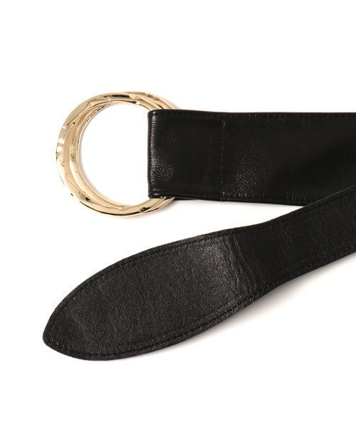 SLOBE IENA（スローブイエナ）の「SLOBE リングサッシュベルト（ベルト・レディース・グレー/ブラック・FREE）」の3枚目の写真