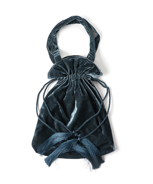 WEGO（ウィゴー）の「WEGO/ベロア巾着トートバッグ（トートバッグ・レディース・ブルー/ブラック/ライトピンク/ベージュ/ライトパープル・FREE）」の17枚目の写真