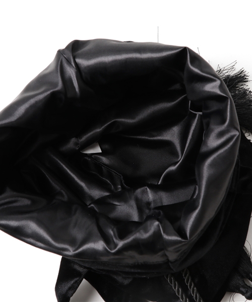 WEGO（ウィゴー）の「WEGO/ベロア巾着トートバッグ（トートバッグ・レディース・ブルー/ブラック/ライトピンク/ベージュ/ライトパープル・FREE）」の9枚目の写真