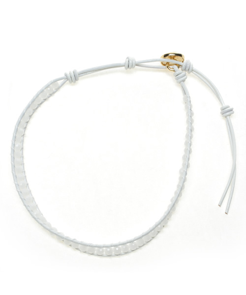 UNITED ARROWS（ユナイテッドアローズ）の「UA スワロフスキー アンクレット（アンクレット・メンズ・ホワイト/ブラック/ターコイズブルー/その他1・フリー）」の2枚目の写真