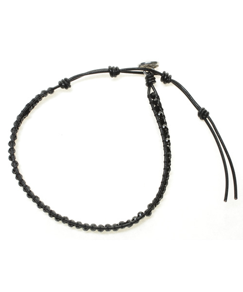 UNITED ARROWS（ユナイテッドアローズ）の「UA スワロフスキー アンクレット（アンクレット・メンズ・ホワイト/ブラック/ターコイズブルー/その他1・フリー）」の3枚目の写真