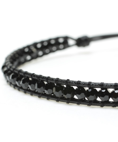 UNITED ARROWS（ユナイテッドアローズ）の「UA スワロフスキー アンクレット（アンクレット・メンズ・ホワイト/ブラック/ターコイズブルー/その他1・フリー）」の6枚目の写真