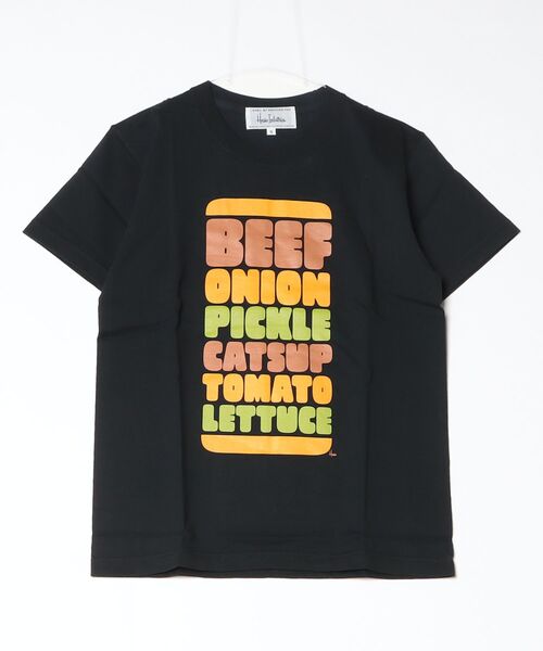 Sync.(スィンク)の「Sync.【House Industries】TEE "BURGER"(Tシャツ/カットソー・メンズ・ブラック/ホワイト・SMALL/X-LARGE/MEDIUM/LARGE)」の1枚目の写真
