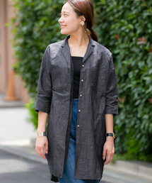 WORK NOT WORK URBAN RESEARCH | WORK NOT WORK　コットンリネンシャンブレーシャツワンピース(シャツワンピース)