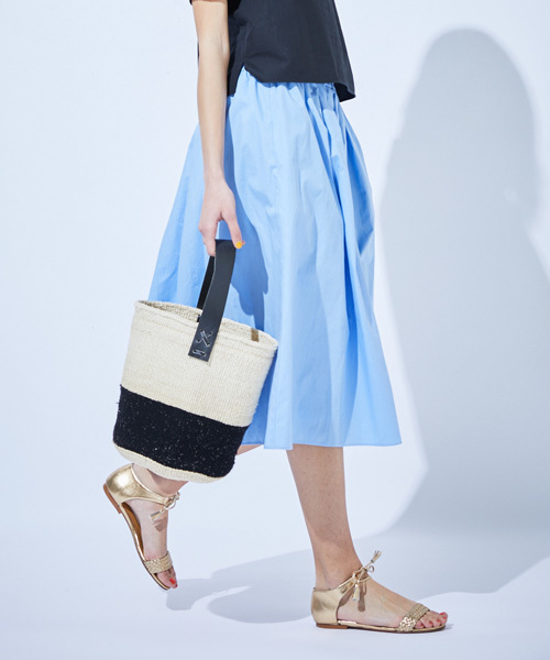 ANGLOBAL SHOP(アングローバルショップ)の「FORDMILLS / タックギャザースカート(スカート・レディース・ピンク/イエロー/ライトブルー/ピンク系その他・38/36)」の1枚目の写真