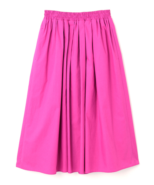 ANGLOBAL SHOP(アングローバルショップ)の「FORDMILLS / タックギャザースカート(スカート・レディース・ピンク/イエロー/ライトブルー/ピンク系その他・38/36)」の7枚目の写真