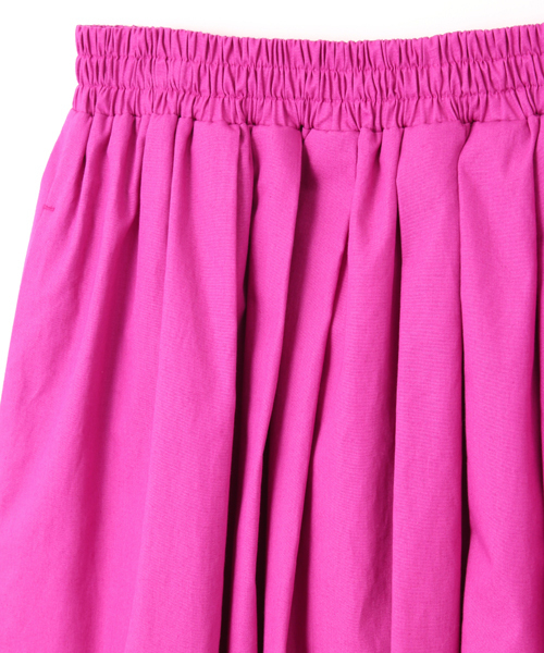 ANGLOBAL SHOP(アングローバルショップ)の「FORDMILLS / タックギャザースカート(スカート・レディース・ピンク/イエロー/ライトブルー/ピンク系その他・38/36)」の8枚目の写真