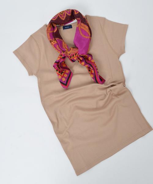 SHIPS（シップス）の「UネックTEE◇（Tシャツ/カットソー・レディース・ブラック/カーキ/ライトホワイト/レッド/オリーブ・36/38）」の11枚目の写真