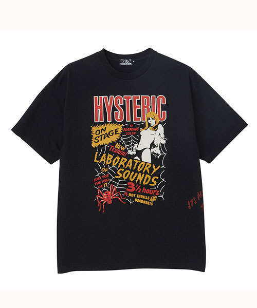 HYSTERIC GLAMOUR(ヒステリックグラマー)の「LAB SOUNDS プリント Tシャツ(Tシャツ/カットソー・メンズ・レッド/ホワイト/ブラック・X-SMALL/LARGE/SMALL/MEDIUM)」の3枚目の写真