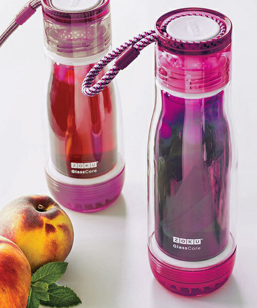 entre square(アントレスクエアー)の「ZOKU/コアボトル パープル 475ml(グラス/マグカップ/タンブラー)」|パープル