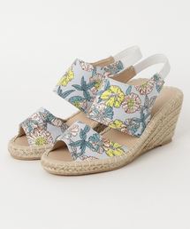 KOBE LETTUCE | どんなstyleでも溶け込む万能サンダル！[パイソン/花柄/スエード]バックゴムジュートサンダル/シューズ/レディース/神戸レタス[I1301](サンダル)