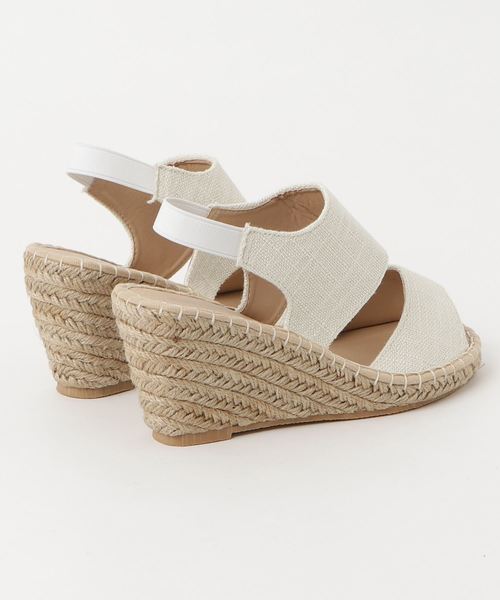 KOBE LETTUCE（コウベレタス）の「バックゴムジュートウェッジソールサンダル レディース シューズ 神戸レタス[I1301]（サンダル・レディース・シルバー/ブラック/カーキ/その他2/ベージュ/マスタード/その他1/キャメル/レッド/その他3/ホワイト系その他・L/M/S/LL）」の12枚目の写真