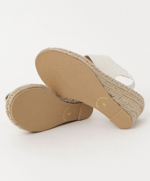 KOBE LETTUCE（コウベレタス）の「バックゴムジュートウェッジソールサンダル レディース シューズ 神戸レタス[I1301]（サンダル・レディース・シルバー/ブラック/カーキ/その他2/ベージュ/マスタード/その他1/キャメル/レッド/その他3/ホワイト系その他・L/M/S/LL）」の13枚目の写真