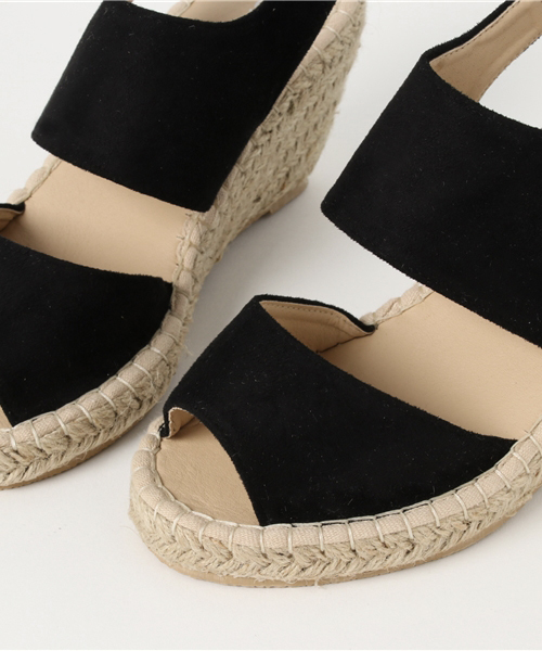 KOBE LETTUCE（コウベレタス）の「バックゴムジュートウェッジソールサンダル レディース シューズ 神戸レタス[I1301]（サンダル・レディース・シルバー/ブラック/カーキ/その他2/ベージュ/マスタード/その他1/キャメル/レッド/その他3/ホワイト系その他・L/M/S/LL）」の16枚目の写真