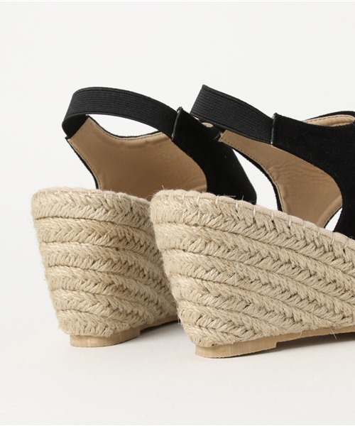 KOBE LETTUCE（コウベレタス）の「バックゴムジュートウェッジソールサンダル レディース シューズ 神戸レタス[I1301]（サンダル・レディース・シルバー/ブラック/カーキ/その他2/ベージュ/マスタード/その他1/キャメル/レッド/その他3/ホワイト系その他・L/M/S/LL）」の18枚目の写真