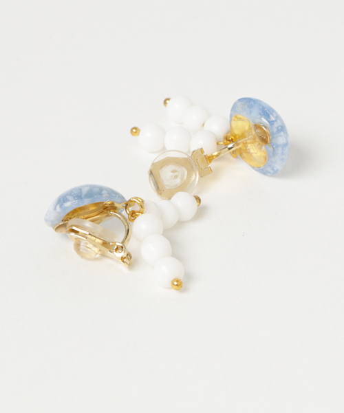 flua(フルア)の「【flua】【Vintage accessory】【16kgp 】スカイ フリンジ イヤリング(イヤリング・レディース・ゴールド・FREE)」の2枚目の写真