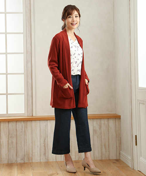 Honeys（ハニーズ）の「二連ネックレス付き前タックプルオーバー（Tシャツ/カットソー・レディース・イエロー/ネイビー/ブルー系その他/ブラック/ホワイト系その他/ピンク/ブルー系その他2/ホワイト系その他2/オフホワイト・L/M）」の19枚目の写真