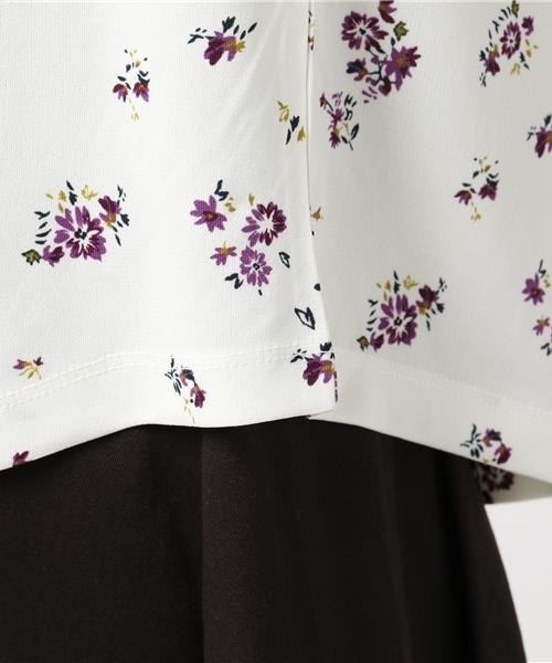 Honeys（ハニーズ）の「二連ネックレス付き前タックプルオーバー（Tシャツ/カットソー・レディース・イエロー/ネイビー/ブルー系その他/ブラック/ホワイト系その他/ピンク/ブルー系その他2/ホワイト系その他2/オフホワイト・L/M）」の15枚目の写真