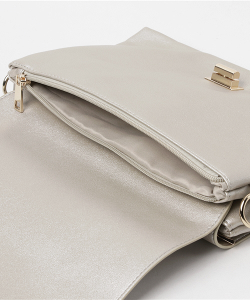 WEGO（ウィゴー）の「WEGO/2WAYクラッチショルダーバッグ（ショルダーバッグ・レディース・ブラック/シルバー/グリーン/ワイン・FREE）」の9枚目の写真
