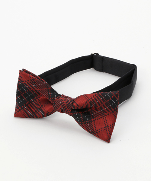 ADPOSION（アドポーション）の「【日本製】ワントーンチェック蝶ネクタイ（蝶ネクタイ・メンズ・グリーン/レッド・FREE）」の3枚目の写真