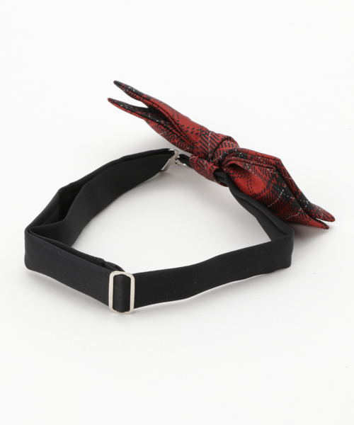 ADPOSION（アドポーション）の「【日本製】ワントーンチェック蝶ネクタイ（蝶ネクタイ・メンズ・グリーン/レッド・FREE）」の5枚目の写真