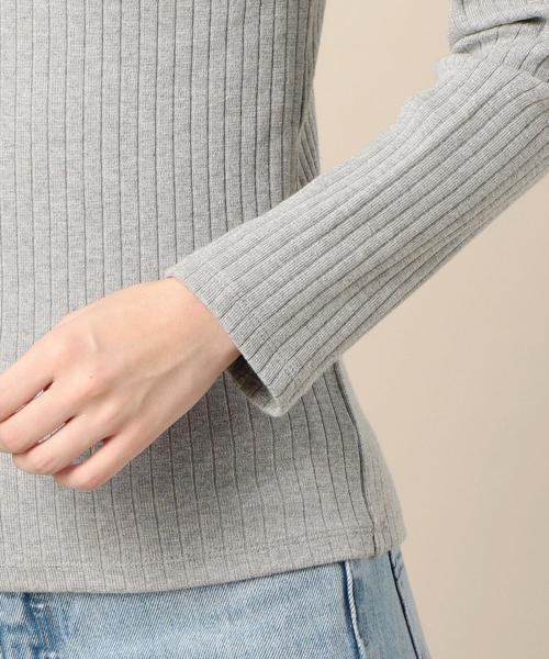 【BEAUTY&amp;YOUTH UNITED ARROWS】ラメ入り　グレー BEAUTY&YOUTH UNITED ARROWS】ラメカットソー ショートスリーブ プル