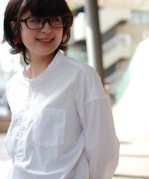 D.M.G. | D.M.G. / ディーエムジー　コットンタイプライタースタンドカラーシャツ 16-405(シャツ/ブラウス)