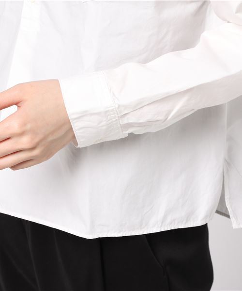 D.M.G.（ドミンゴ）の「D.M.G. / ディーエムジー　コットンタイプライタースタンドカラーシャツ 16-405（シャツ/ブラウス・レディース・ホワイト・2）」の4枚目の写真