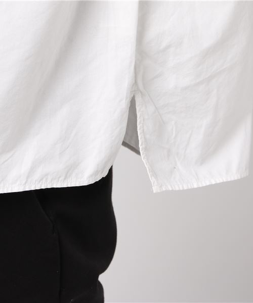 D.M.G.（ドミンゴ）の「D.M.G. / ディーエムジー　コットンタイプライタースタンドカラーシャツ 16-405（シャツ/ブラウス・レディース・ホワイト・2）」の5枚目の写真