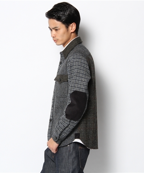BEAUTY&YOUTH/クレイジーパタン/HARRIS TWEEDシャツ BEAUTY&YOUTH UNITED ARROWS（ビューティーアンドユース