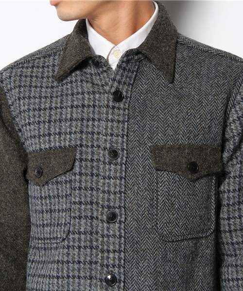 BEAUTY&YOUTH/クレイジーパタン/HARRIS TWEEDシャツ BEAUTY&YOUTH UNITED ARROWS（ビューティーアンドユース