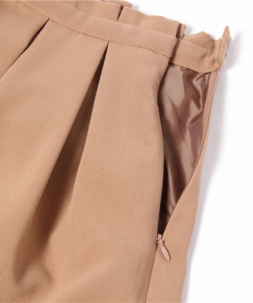 Ray BEAMS（レイビームス）の「□Ray BEAMS / タックフレア ミニスカート（スカート・レディース・ブラック/ブラウン系その他・0/1）」の5枚目の写真