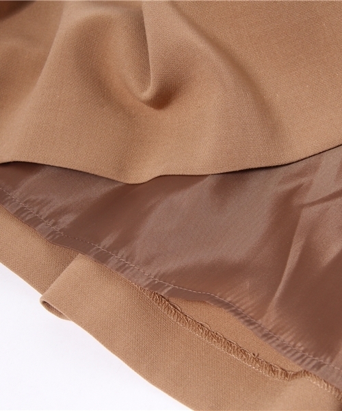 Ray BEAMS（レイビームス）の「□Ray BEAMS / タックフレア ミニスカート（スカート・レディース・ブラック/ブラウン系その他・0/1）」の7枚目の写真